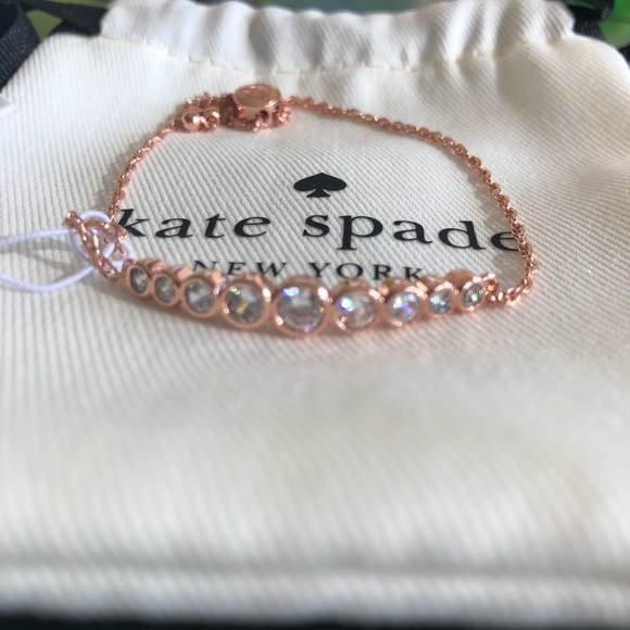kate spade Jewelry | Kate Spade Rose Gold Full Circle Slider Bracelet | Poshmark